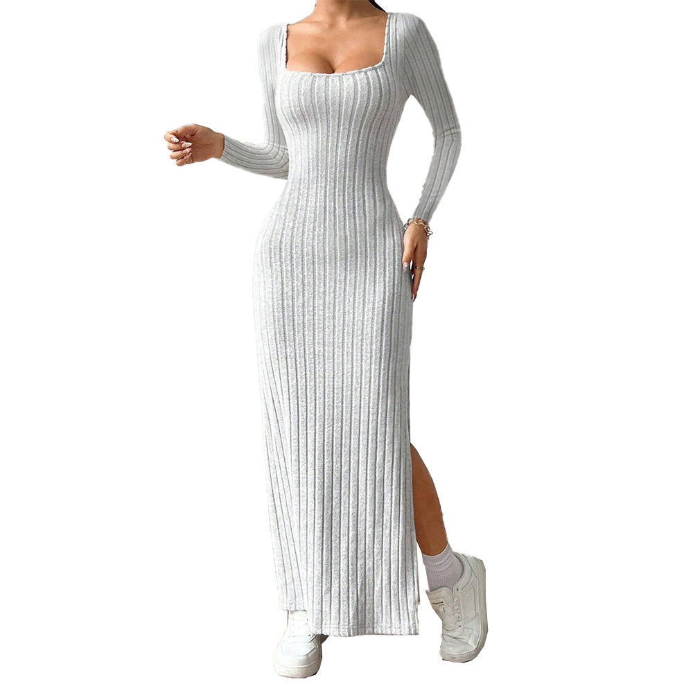 Chemisier élégant à col carré pour femme