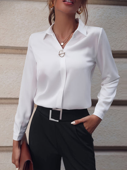 Chemise à manches longues Urban Chic pour femmes sûres d'elles