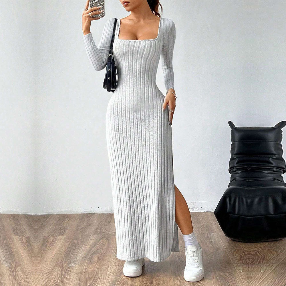 Chemisier élégant à col carré pour femme