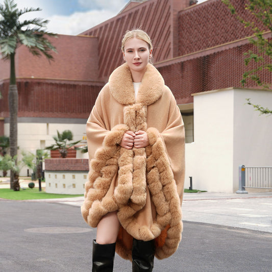 Cape Élégance en Maille Unie